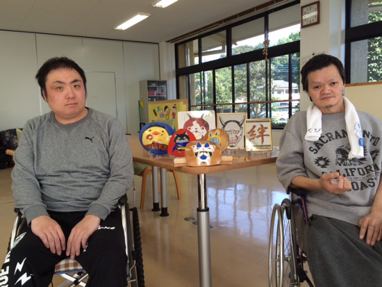 画像：生活介護創作活動