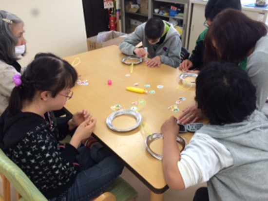 画像：生活介護音楽療法