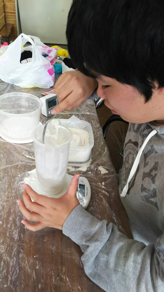 画像：～こむぎちゃん作り～