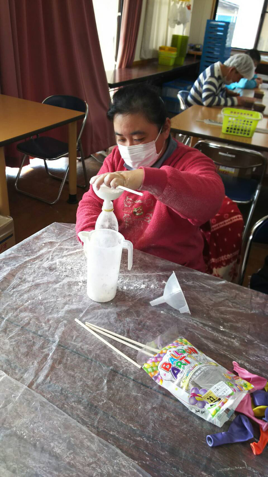 画像：～こむぎちゃん作り～