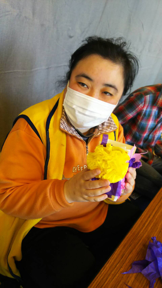 画像：～ペン立て作り～