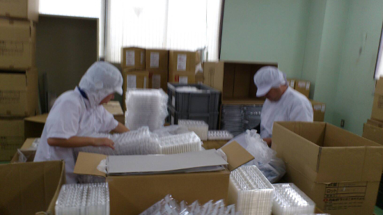 画像：～企業内授産～