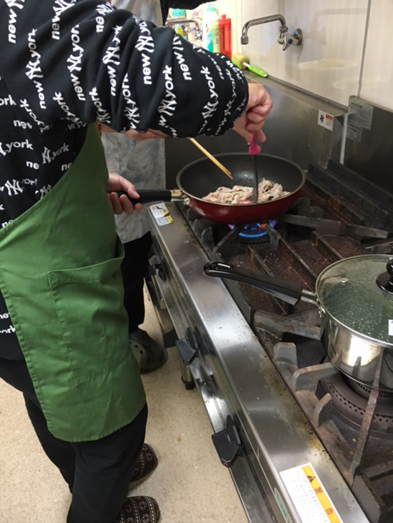 画像：～調理実習～