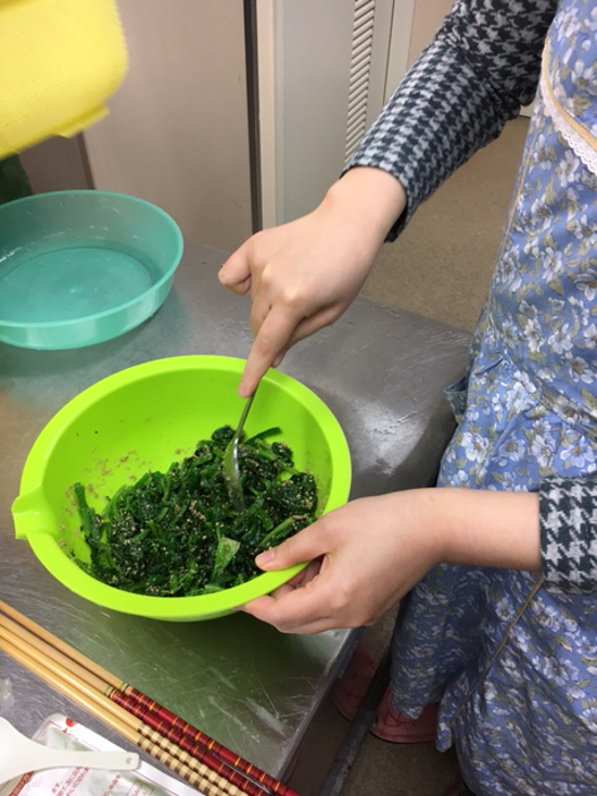 画像：～調理実習～