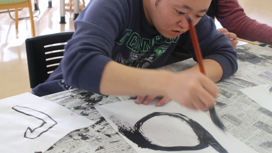 画像：～書初め大会～