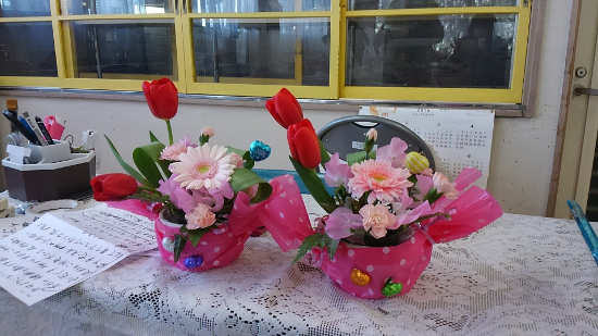 画像：～フラワーアレンジメント～