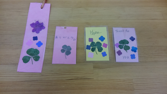 画像：～栞作り～