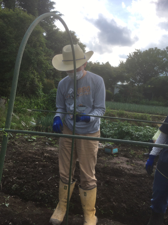 画像：～農園作業～