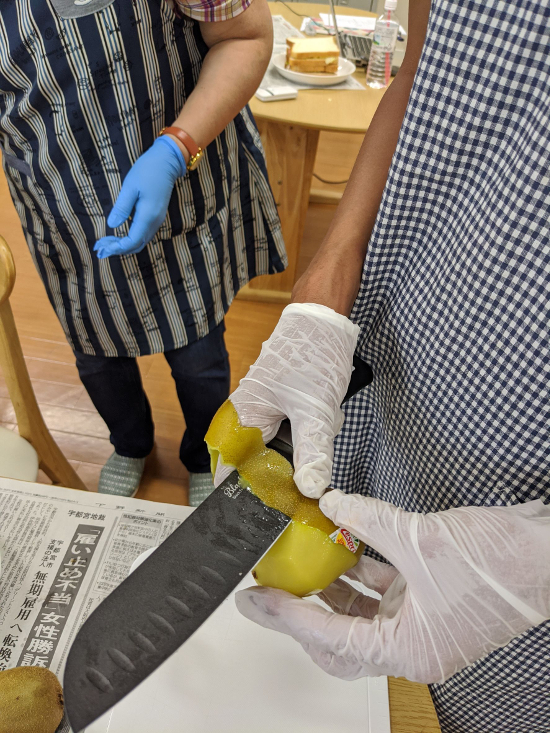 画像：～調理実習～